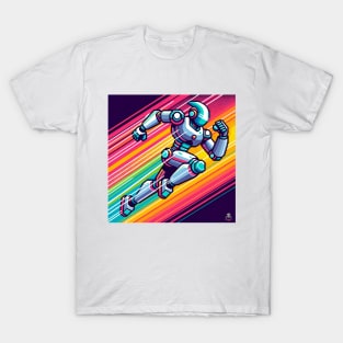 Pixel Warrior Robot Tee T-Shirt